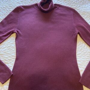 Ann Taylor silk turtleneck sweater